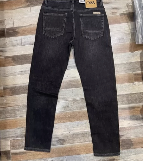 半天云33码加绒保暖牛仔裤小脚修身高弹加厚...