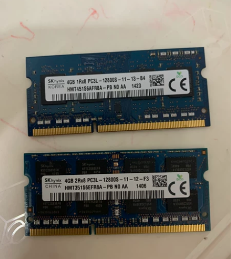 电脑笔记本3代低压1.35V内存条海力士4...