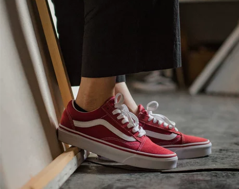 VANS oldskool 酒红色经典款 ...