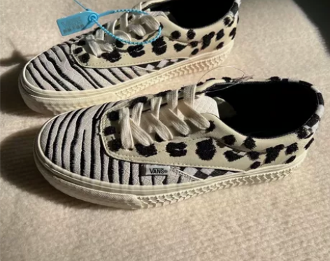 vans aut混拼 高版本出货啦！豹纹 ...