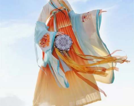 花若亭 原创 锦鲤 魏晋制南北朝大袖汉服汉...