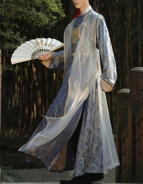 汉服男款唐制圆领袍古装秋冬季男生古风