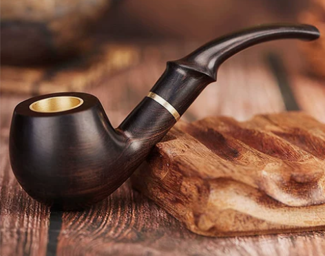 全实木烟斗男士传统老式手工小号 烟嘴实木的...