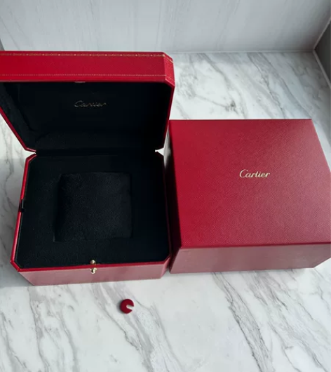 卡地亚全新正品保真  手表腕表黑底双层收纳...