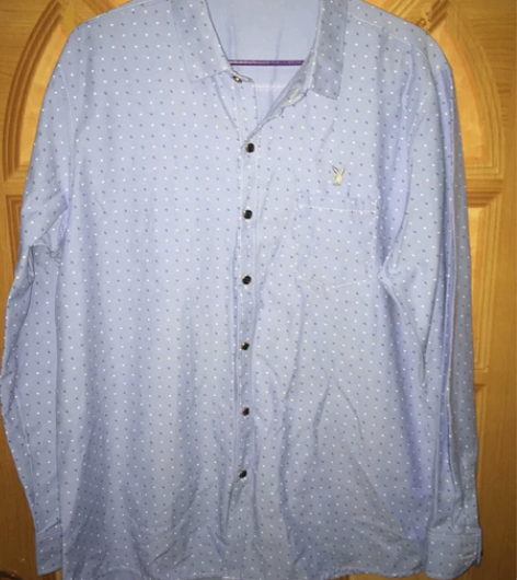 花花公子男士衬衣。XL码 180/96 感...