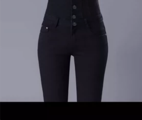 【狂欢价】高腰牛仔裤女显瘦2021春秋新款...