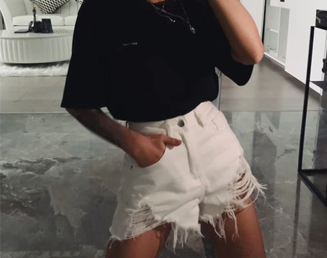 牛仔短裤女2020夏季新款宽松阔腿高腰显瘦...