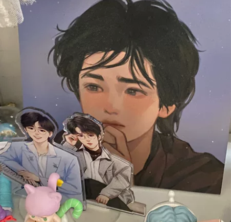 标价不包出宋亚轩可怜兮兮亚无框画 饭制 只...