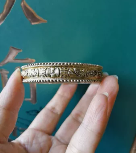 老银鎏金蝙蝠，寿字纹，瓜果葫芦，荷叶莲花莲...