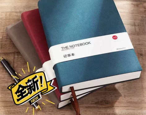 捡漏3.5元超厚笔记本记事本日记本商务记录...