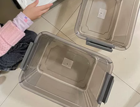 【全新特价】收纳箱家用储物箱透明杂物玩具收...