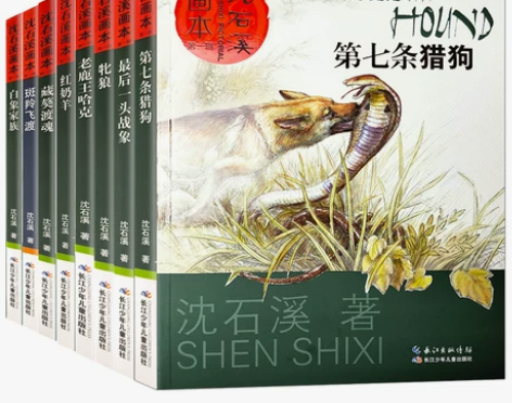 沈石溪动物小说全集正版全套8册 画本全系列...