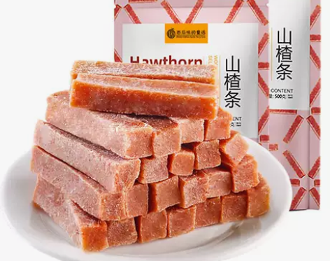 西瓜味的童话山楂条山楂干片蜜饯果干果脯童年...