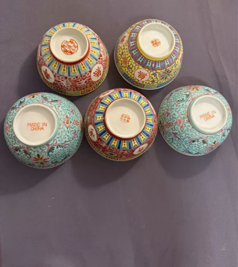 海外回流，567粉彩圆款，草帽款，全品。 ...