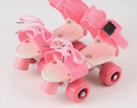 儿童大小码可调轮滑鞋儿童款双排轮滑鞋初级溜...