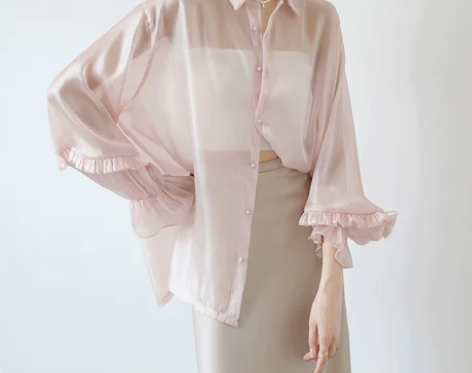 防晒衬衫女薄款小开衫披肩夏季搭配吊带裙子外...