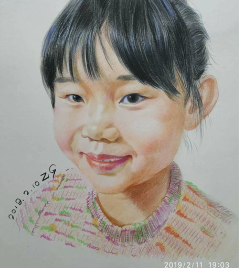 手绘人像，用心去绘好看的作品!订制素描人像...