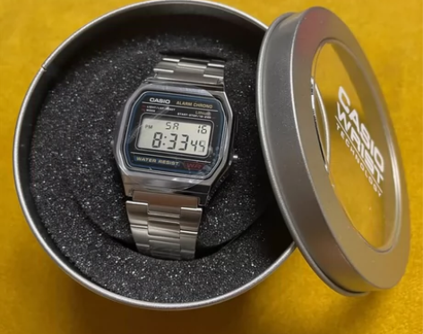 Casio/卡西欧运动防水 复古经典小方块...