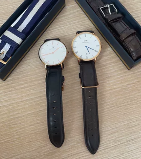 DW情侣手表转卖 需自己换电池 1500共...