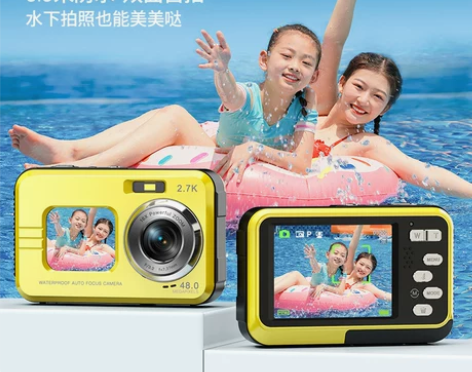 彩族学生自拍防水数码相机校园拍vlog入门...