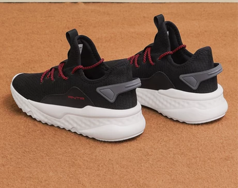 双十一预售安踏休闲鞋男鞋秋冬正品网面透气潮...