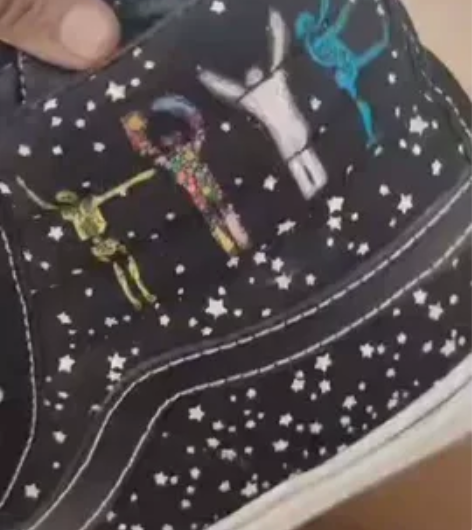 vans范斯高帮黑色 配色安纳海姆鞋码43...