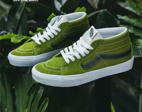 Vans范斯官方 牛油果绿清新复古个性高街...