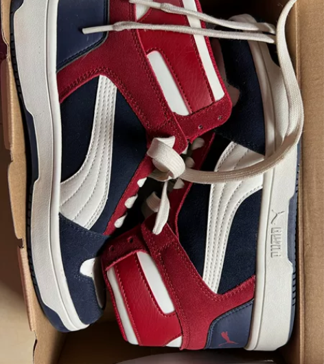 PUMA彪马官方正品 男女同款复古撞色中帮...
