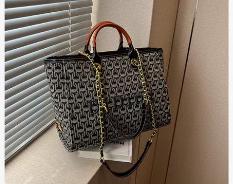 大号包包女2023春季新款高级感时尚百搭链...