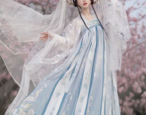 【花不误】茗月萱汉服女齐胸襦裙日常套装刺绣...