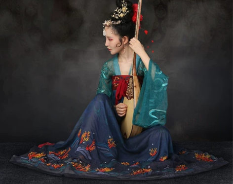 都城南庄汉服 觅海记 齐胸襦裙绣花印花 一...