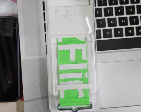 三星zflip3手机壳液态硅胶腰带折叠保护...