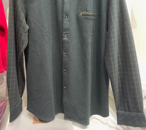 竹纤维/衬衣/衬衫/长袖衬衣/长袖衬衫/男...