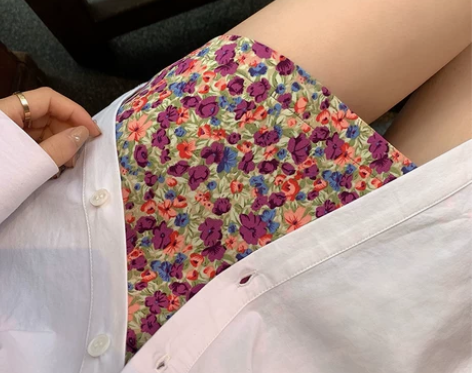 FFAN泛泛 2020春季新款碎花半身裙a...