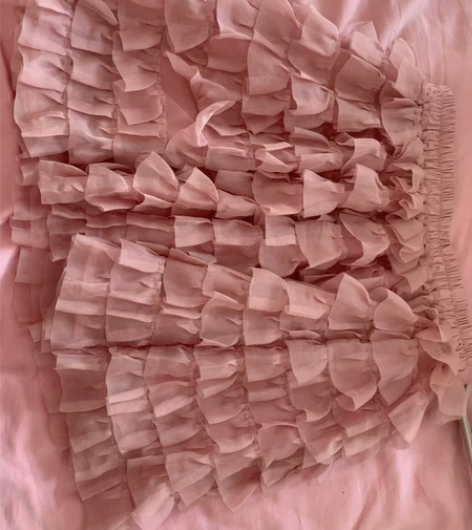 粉色短蛋糕裙M码 感兴趣的话点“我想要”和...