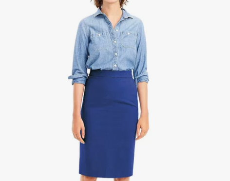 秋季全羊毛铅笔裙 平膝中裙OL职业行政西裙...