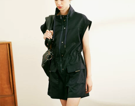 意大利设计师精工连体裤女 实穿显瘦连体短裤...