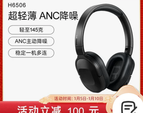 Philips/飞利浦 H6506头戴式无...