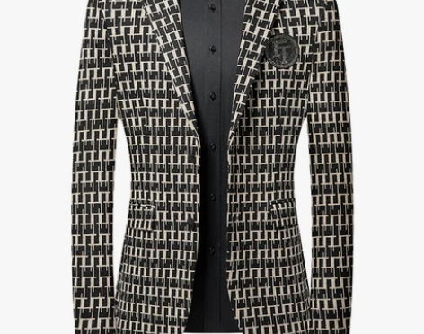 迪奥西装外套男高级感男士休闲小西服韩版潮流...