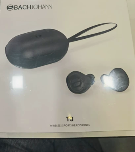 德国巴赫降噪运动耳机 型号T8，全新未拆封...