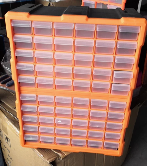 处理60格零件盒，没有包装轻微划痕，不影响...