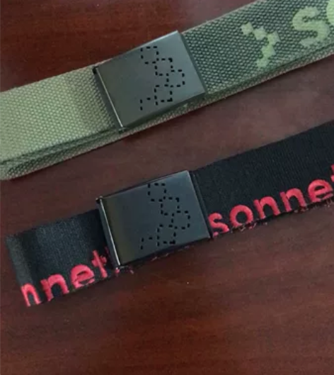 英国Sonneti品牌帆布腰带 全长115...
