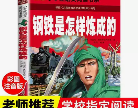 钢铁是怎样炼成的正版 注音版 小学生语文课...