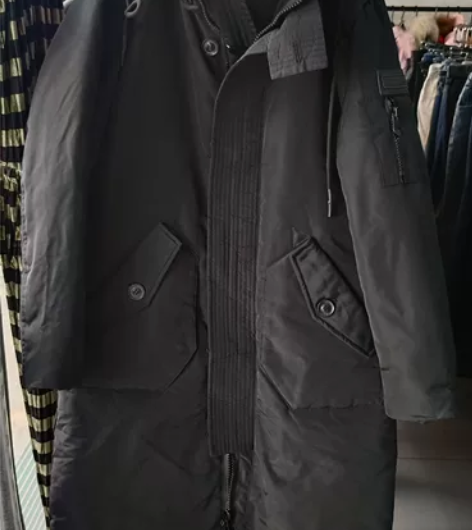 南极人新款冬季男士长款羽绒服加长加厚长过膝...