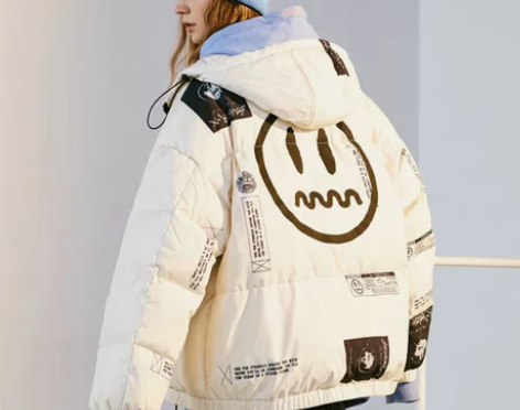 全新!捡漏!小恶魔笑脸羽绒服男2022冬季...