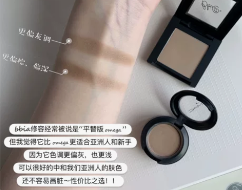化妆师都铁皮了的修容~灰调omega平价替...