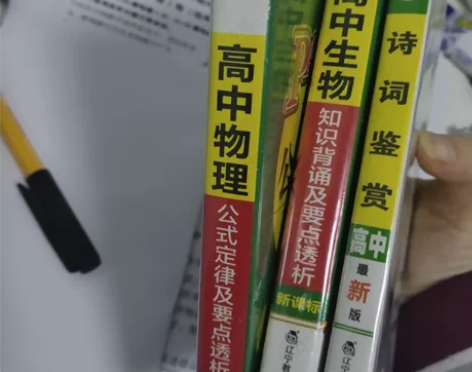 高中口袋书 手掌书 物理 生物 语文 绿卡...