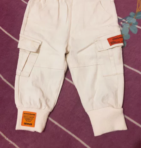 休闲工装裤 90码 9.5成新 感兴趣的话...
