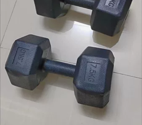 全新10公斤/15KG六角哑铃男士健身家用...