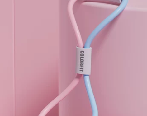 8字拉力器女开背练肩开肩神器健身扩胸拉力弹...